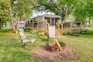 Waterfront Wahkon Home with Wraparound Deck and Docks - Milaca