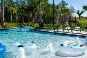 Free Waterpark 5Bd Close to Disney Private Pool 2497