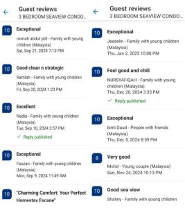 3 BEDROOM SEAVIEW CONDO @ GLORY BEACH RESORT, PORT DICKSON