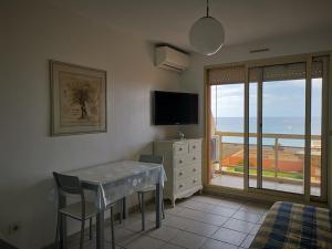 Joli studio +cabine pour 4 personnes.face mer - proche du centre ville - FR-1-803-74