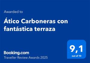 Ático Carboneras con fantástica terraza