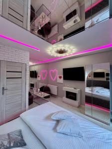 Apartament "Love Island" Jacuzzi SPA z dużą wanną z hydromasażem dla Dwojga