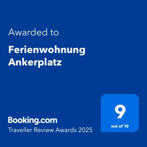 Ferienwohnung Ankerplatz