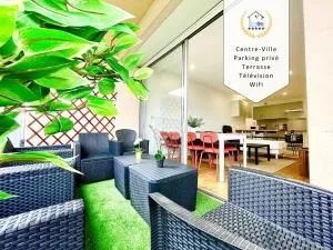 BnGo I Le Spacieux I 3 chambres, 2 salles de bain, Parking privé gratuit, 8 personnes, Vieux Lyon hypercentre - 弗朗舍维尔