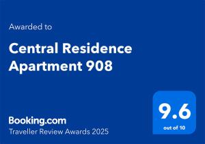 Central Residence Apartment 908