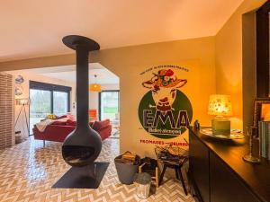 Maisons de vacances Charmante maison de ville avec vue sur le donjon avec wifi et jardin : photos des chambres