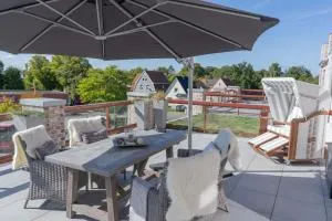 Inselblume 47 - Luxus Ferienwohnung in Burg, mit Dachterrasse - Burg auf Fehmarn