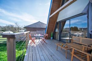 Chalets Le Tipi Bleu TINY HOUSE neuve avec terrasse et jardin : photos des chambres