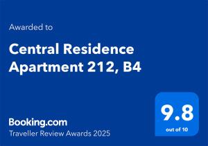 Central Residence Apartment 212, B4