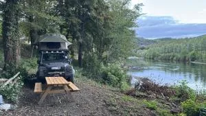 Wild Camping am Fluss - Labarthe-Inard