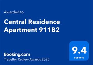 Central Residence Apartment 911B2