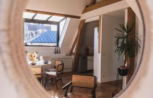 Appartement centre-ville Reims vue Cathédrale