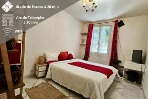 Chambre privée dans logement partagé, Marry me Paris & Stade de France - 加尔热莱戈内塞