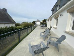 Maisons de vacances Holiday Home in France with Sea View Terrace : photos des chambres