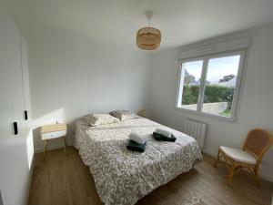 Maisons de vacances Holiday Home in France with Sea View Terrace : photos des chambres