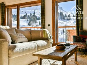 Chalet confortable avec balcon, garage et vue sur les pistes - FR-1-391-202