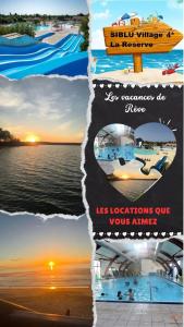 Maisons de vacances Bungalow confort Gastes + Piscine : photos des chambres