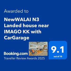 NewWALAI N3 Landed house near IMAGO KK with CarGarage