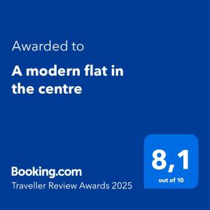 A modern flat in the centre