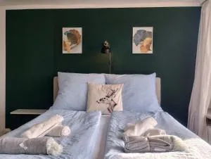 Studio "Küssaburg-Blick" - grosse Dachterrasse - Boxspringbett - nahe Therme Bad Zurzach, CH - Bad Zurzach