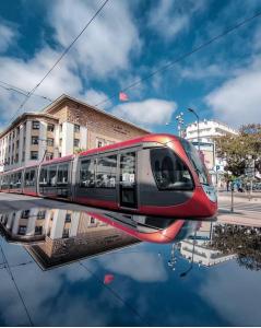 AS147 Chic coeur de Casablanca Tramway Parking Wifi