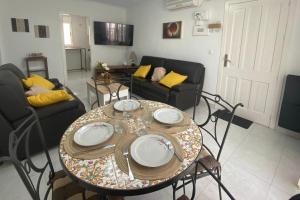 Appartment with equipped solarium barbecue and swimming pool