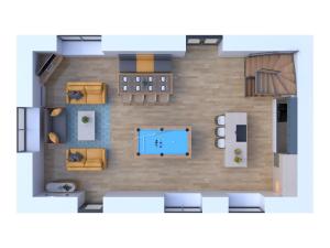 Domaine à proximité de Chinon avec piscine, billard, pétanque, jeux pour enfants