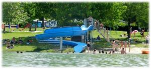 Mobile home climatisé au Lac de Lougratte