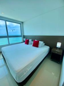 2P1-AL APARTAMENTO DE 2 ALCOBAS FRENTE AL MAR CON AIRE ACONDICIONADO Y WIFi