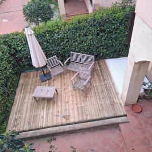 Casa blu Arbatax con giardino e terrazza
