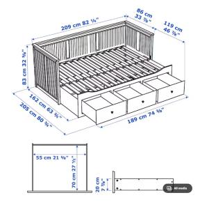 Moderni siisti Studio koti jossa modernit kalusteet