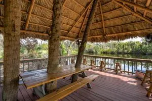 Riverside Luau Tiki Hut Fire Pit & Outdoor Fun - Lakewood Ranch