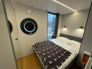 Hausboot Fjord MobyDick in Flensburg mit Dachterrasse
