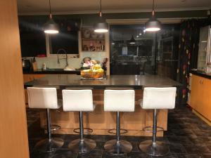 A homestay with a cottage garden