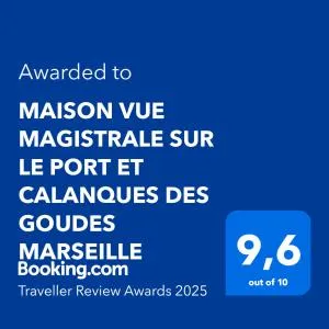 MAISON VUE MAGISTRALE SUR LE PORT ET CALANQUES DES GOUDES MARSEILLE - Les Goudes