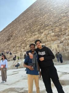 Pyramids stone view