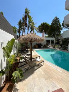 El Mar, Pool House with 3 BDR, 7 min from beach
