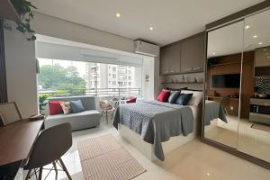 717 Studio em SP_500 m do metrô - USP e Jockey