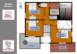 Chalets Chalet des Trappeurs Coeur Vanoise 15 persons : photos des chambres