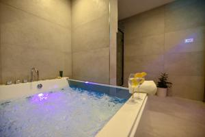 luxury apartment with garden jacuzzi and wellness