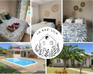 La Kaz' Lila - Villa avec piscine - Jardin 1000m2 - 圣路易斯