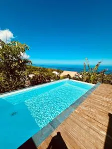 Maison vue mer avec piscine entre lagon et Maïdo - Le Guillaume