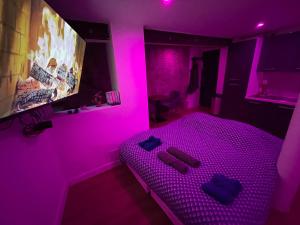 Appartements Nuit magique jacuzzi, terrasse & lit motorise - 008 : photos des chambres