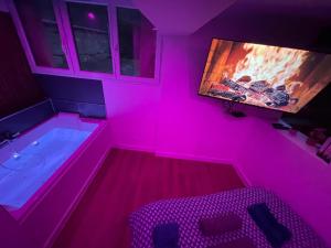 Appartements Nuit magique jacuzzi, terrasse & lit motorise - 008 : photos des chambres