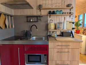 Appartements Le Chalet Bleu - jacuzzi : photos des chambres