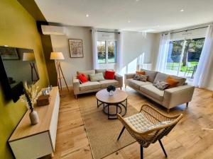 Maisons de vacances Le gite de Midi for 6 pers - Quiet garden : photos des chambres