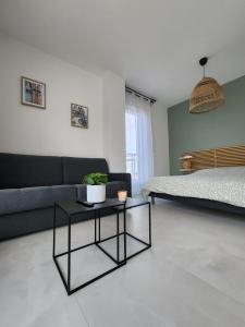 Appartements Studio lumineux avec grande terrasse et vue lac, Parking prive : photos des chambres