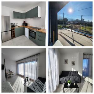 Studio lumineux avec grande terrasse et vue lac, Parking privé