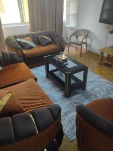 شقه 3 غرف هادئه على نيل المنيل القاهره