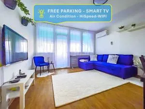 Panoramic 2BR Home-FREE Parking-AC-TOP Floor - Vecsés